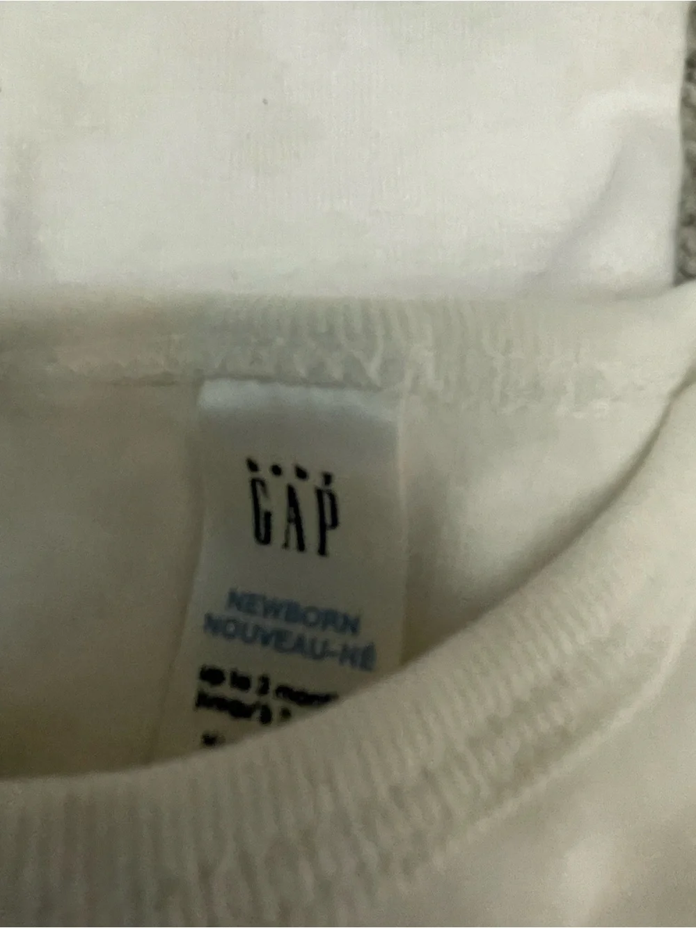 Gerber White Infant Long Sleeve Bodysuit